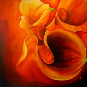 Hallo Lente (100 x 100 cm 3-D) (verkocht)